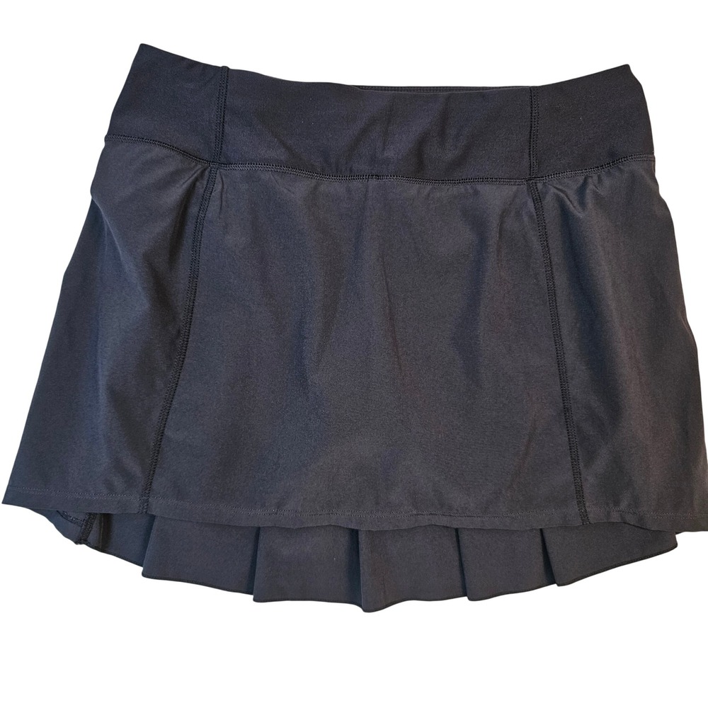 Mondetta Black Pleated Back Athletic Skort Small RN88201 Active Tennis Skirt